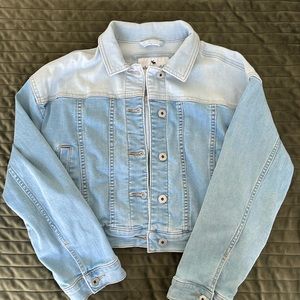 Girls two-toned denim jacket